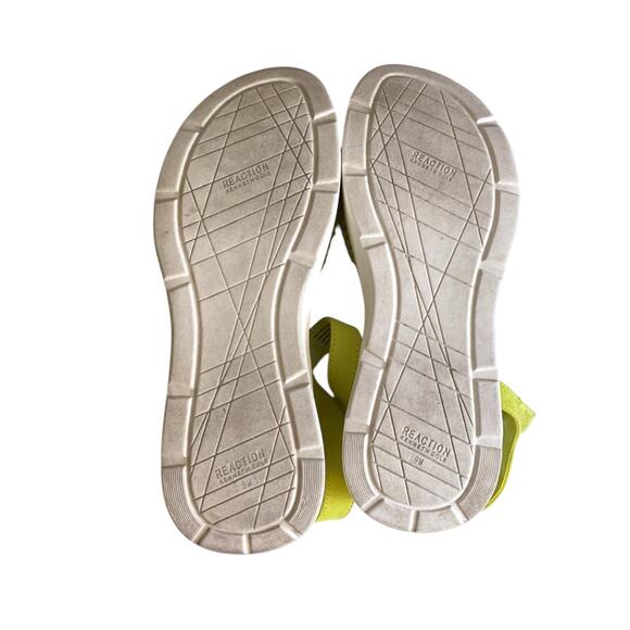 Kenneth Cole Reaction Hera Knit Jeweled Sport Sandal Lime 9M - Picture 11 of 11
